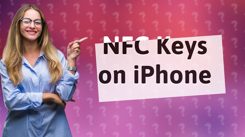 NFC Keys on iPhone