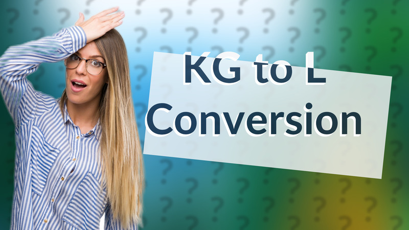 KG to L Conversion