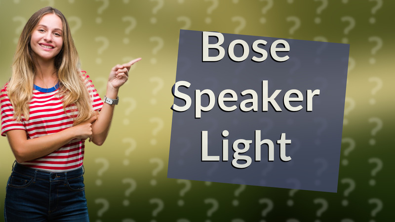 Bose Speaker Light