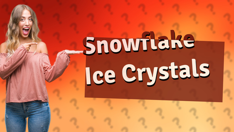 Snowflake Ice Crystals