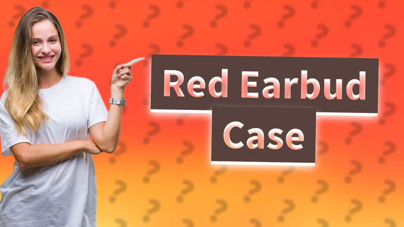 Red Earbud Case