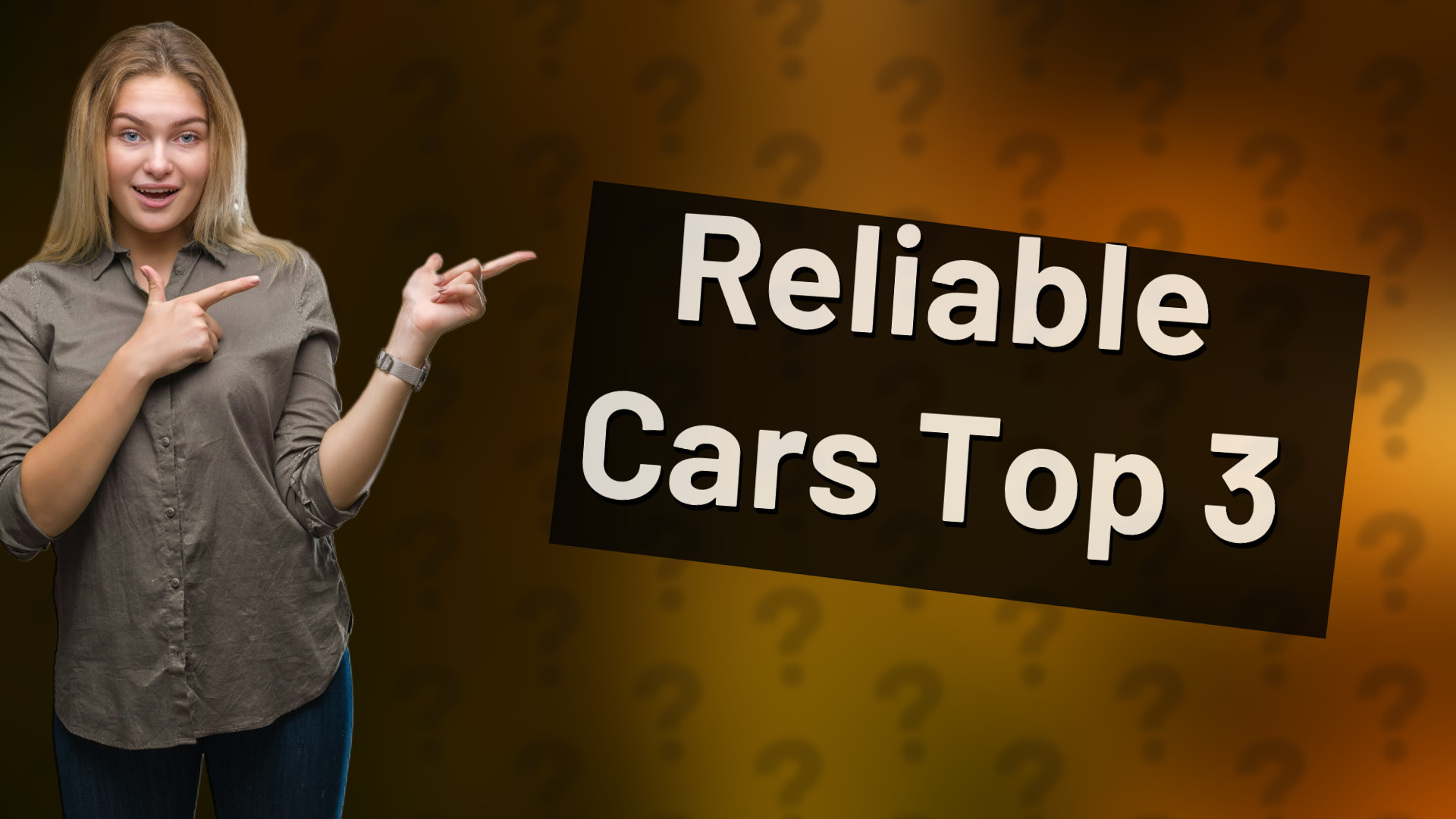 Reliable Cars Top 3