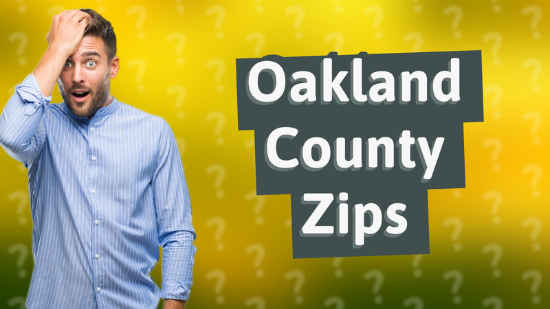Oakland County Zips