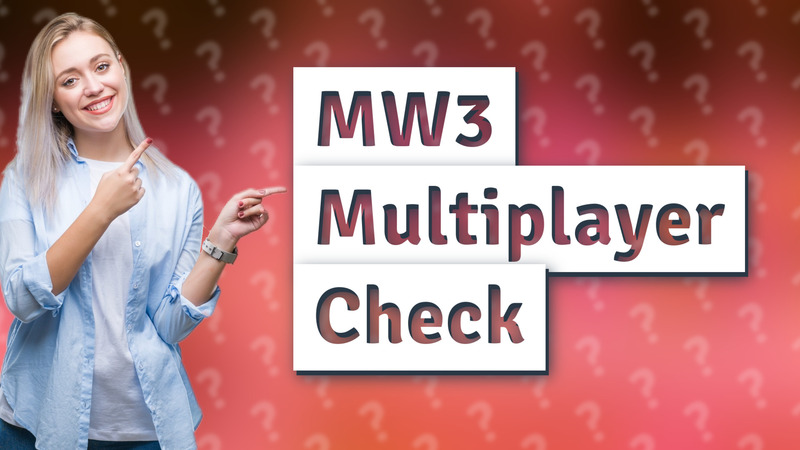 MW3 Multiplayer Check