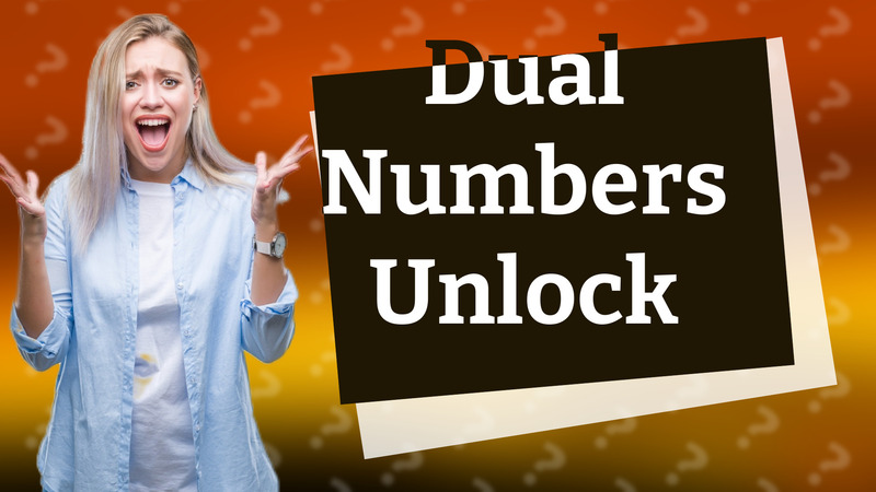 Dual Numbers Unlock