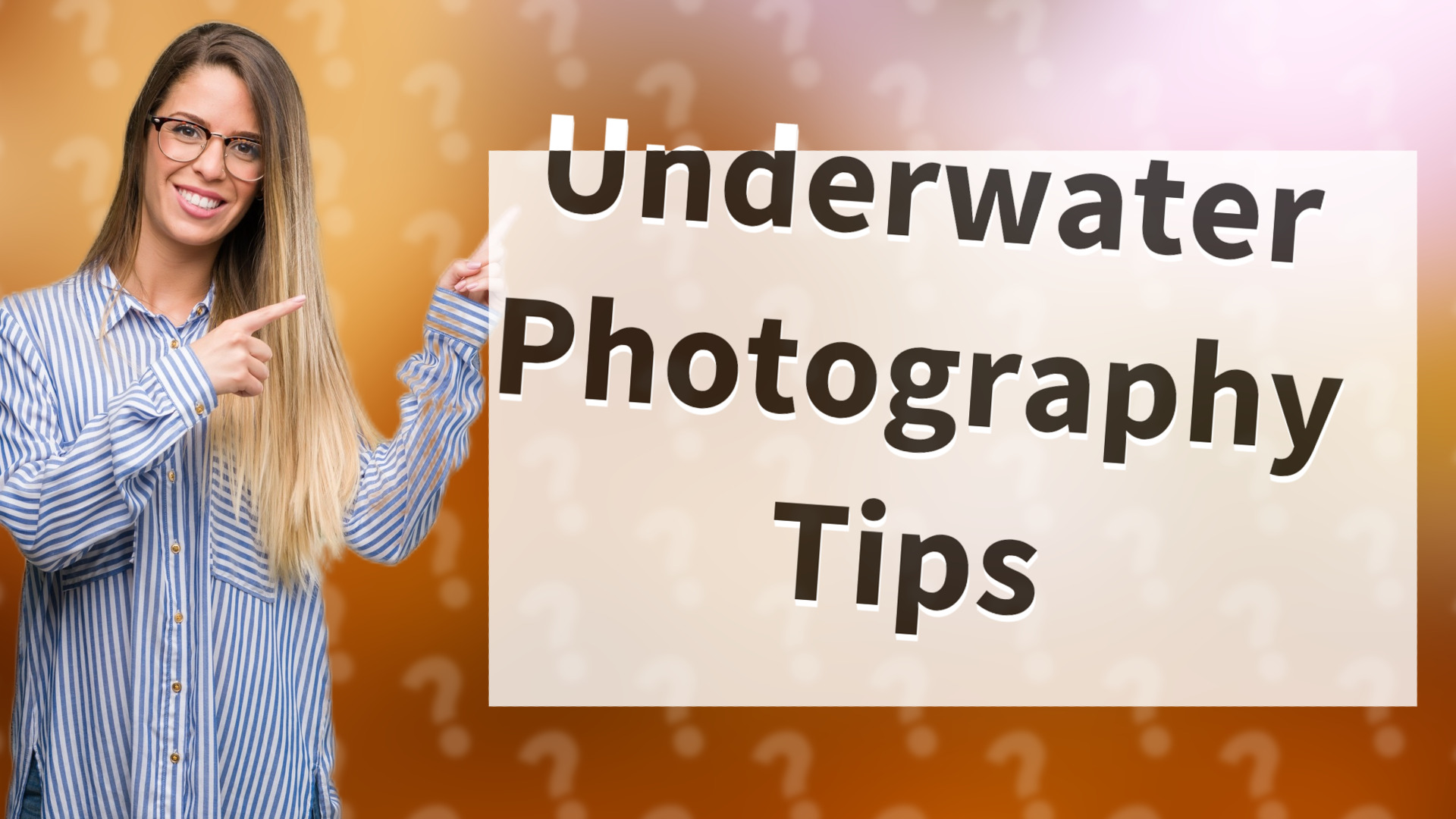 Underwater Photography Tips