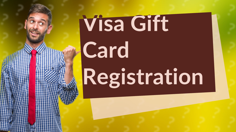 Visa Gift Card Registration