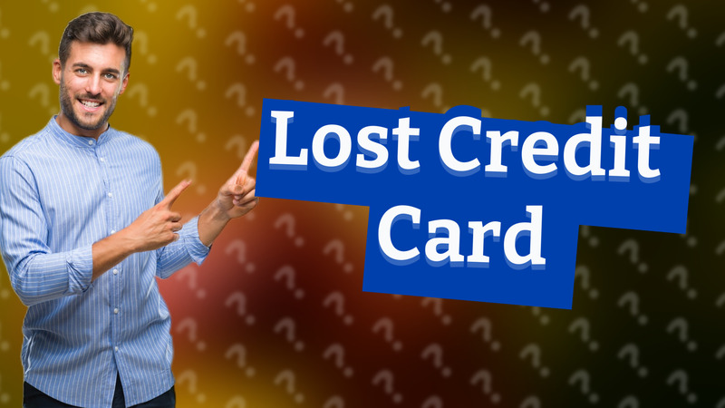 Lost Credit Card