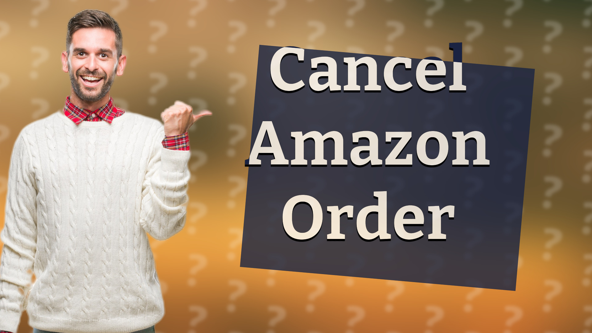 Cancel Amazon Order