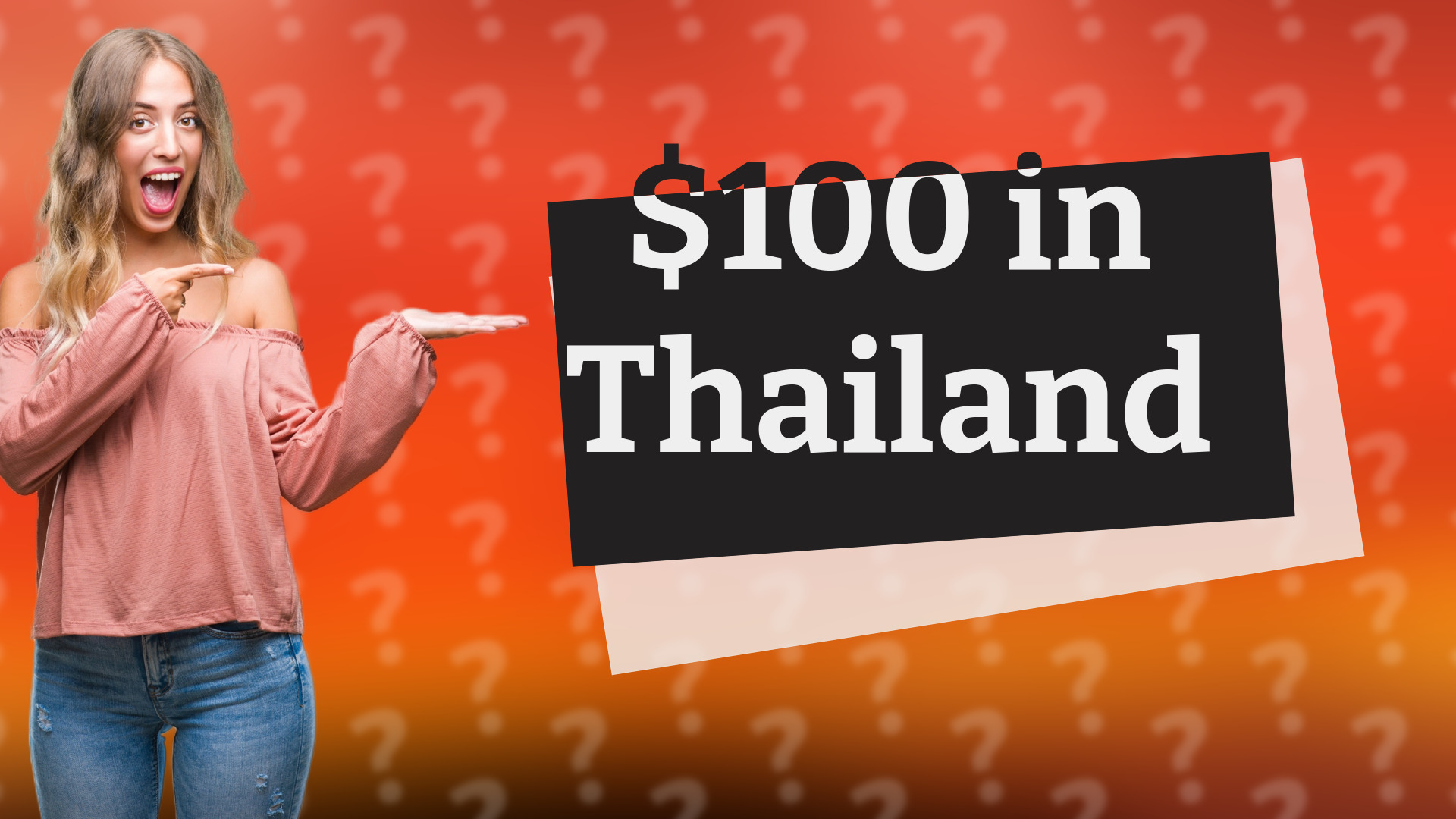 $100 in Thailand
