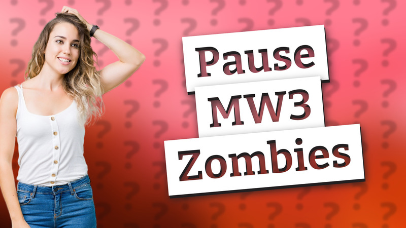 Pause MW3 Zombies