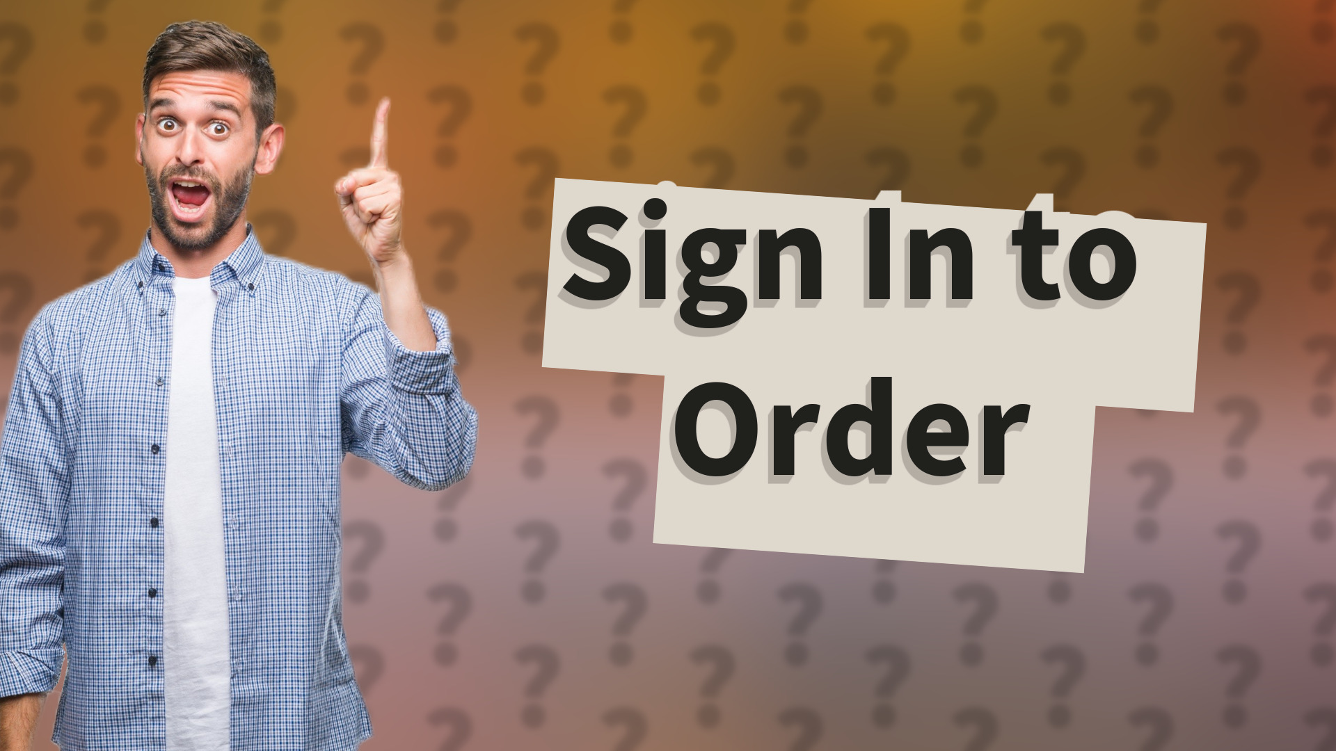 Sign In to Order