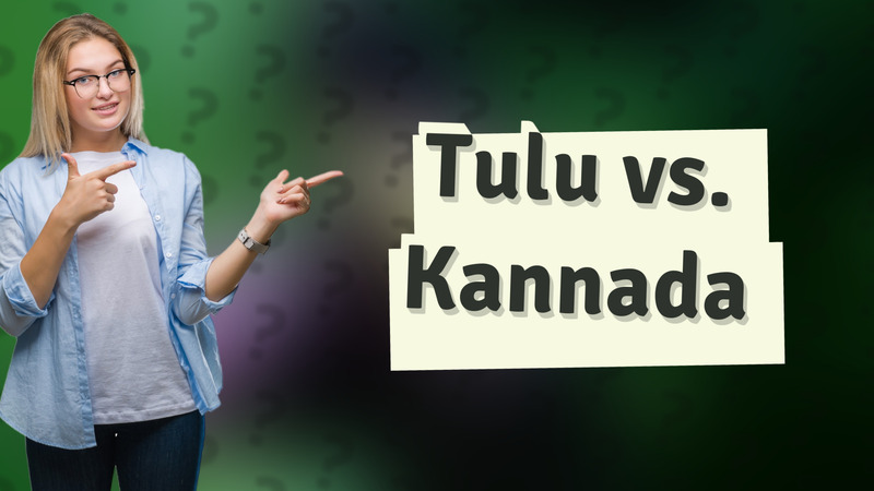 Tulu vs. Kannada