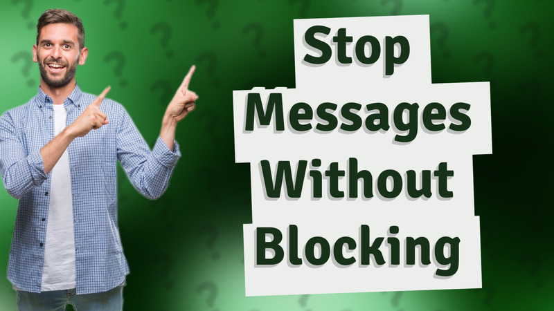 Stop Messages Without Blocking