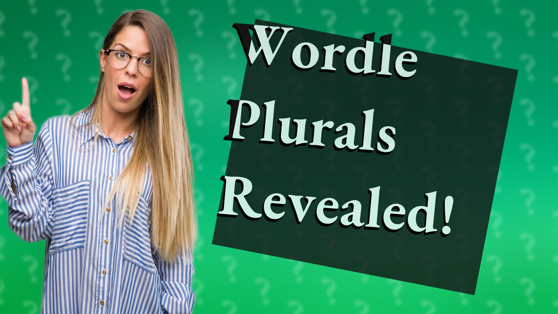 Wordle Plurals Revealed!