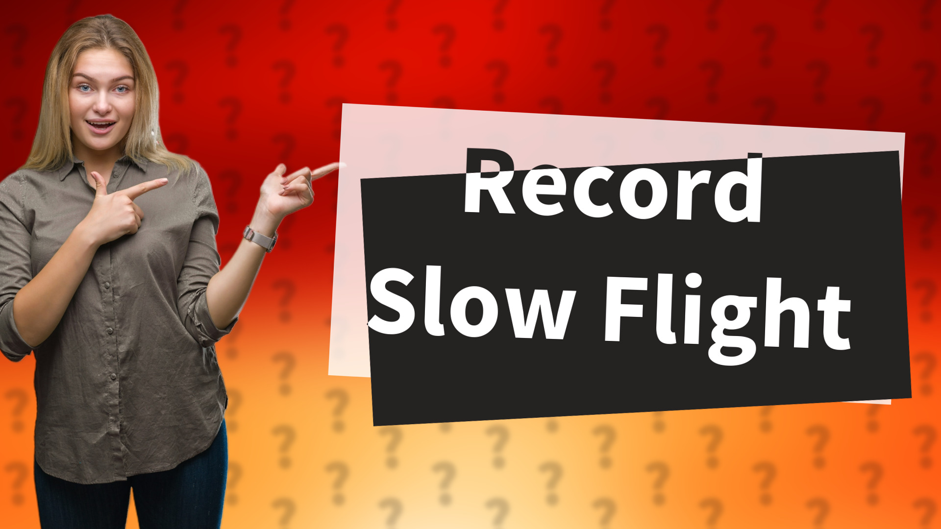 Record Slow Flight