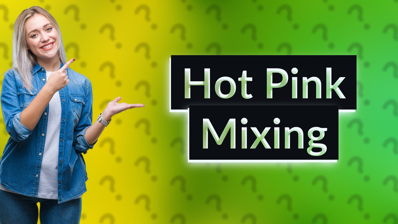 Hot Pink Mixing