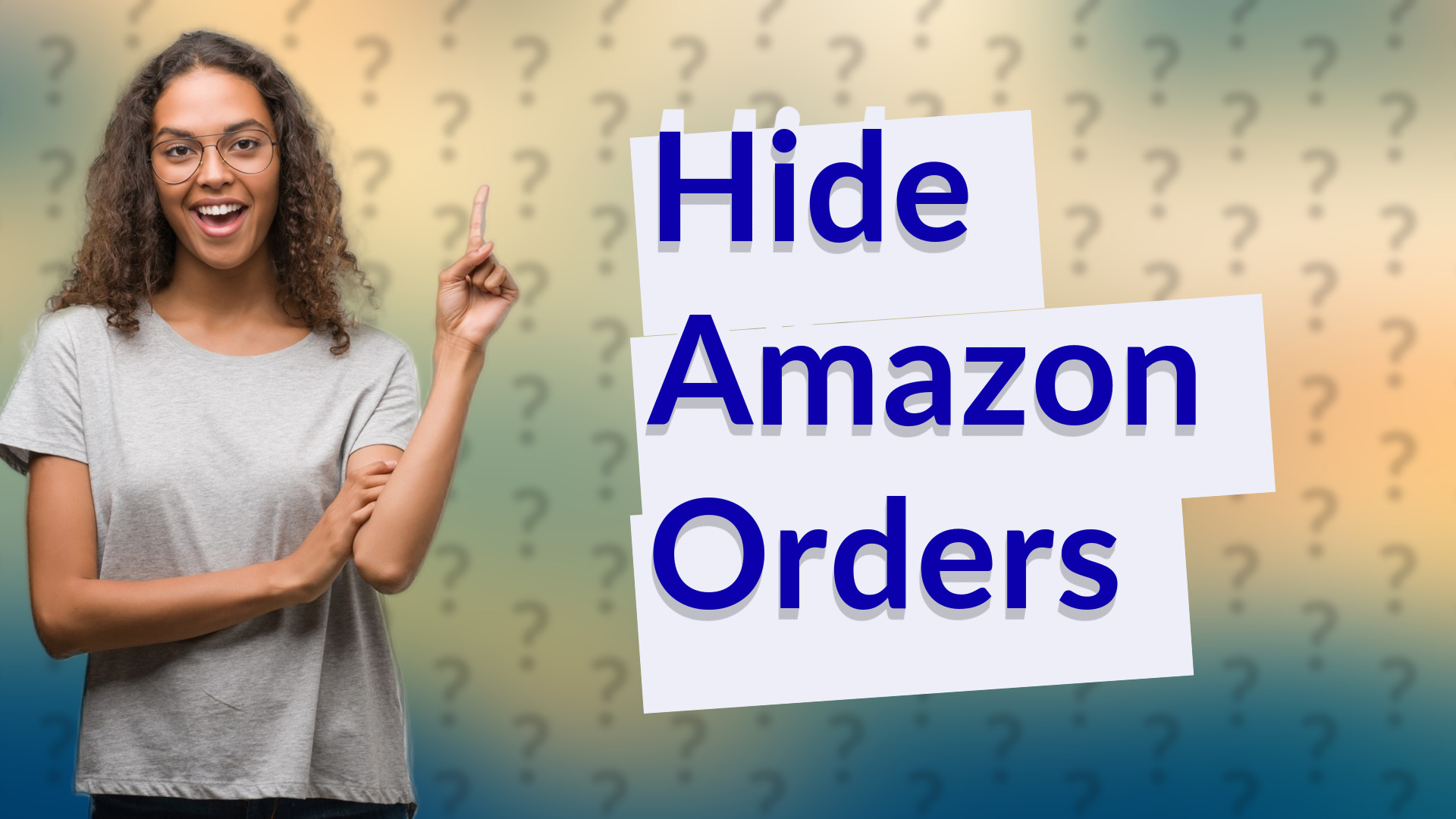 Hide Amazon Orders