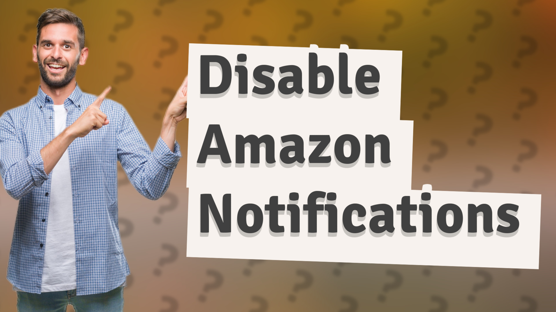 Disable Amazon Notifications