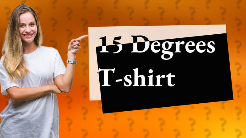 15 Degrees T-shirt