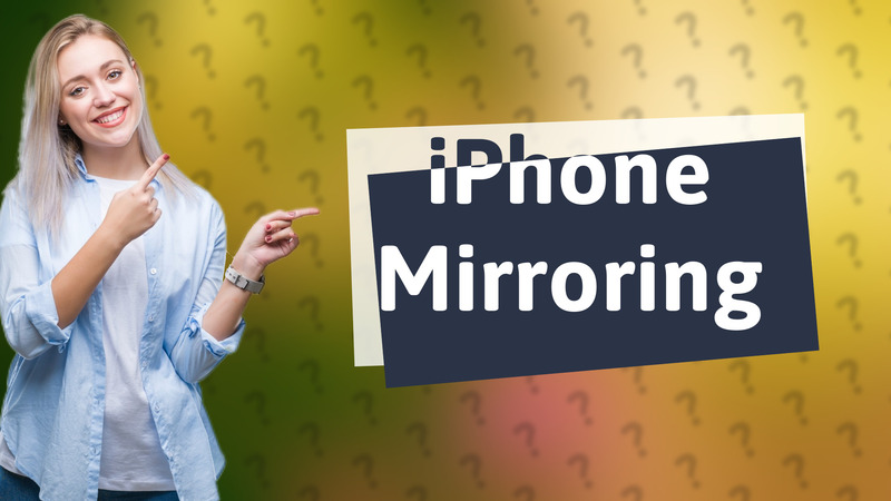 iPhone Mirroring