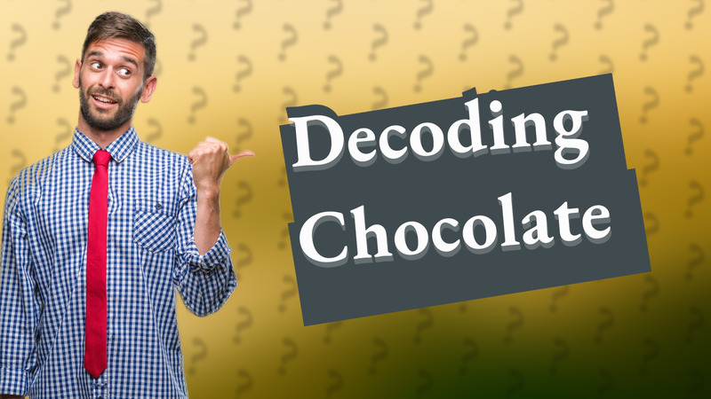 Decoding Chocolate
