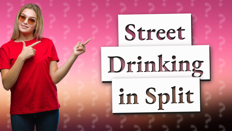 Street Drinking in Split