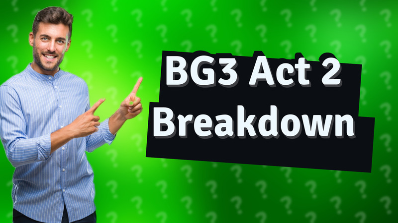BG3 Act 2 Breakdown