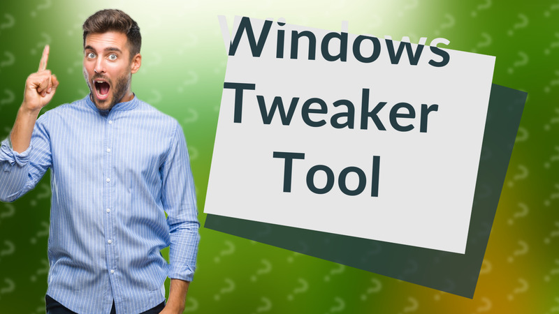 Windows Tweaker Tool