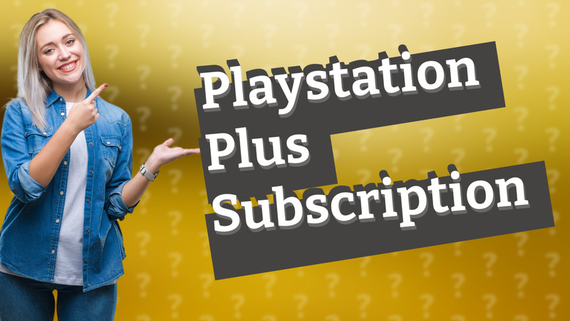 Playstation Plus Subscription