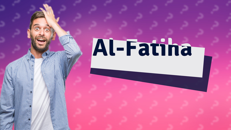 Al-Fatiha
