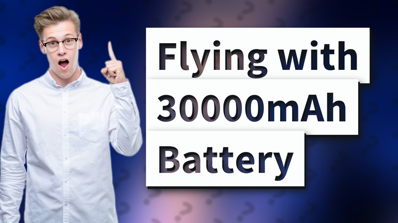 Flying with 30000mAh Battery
