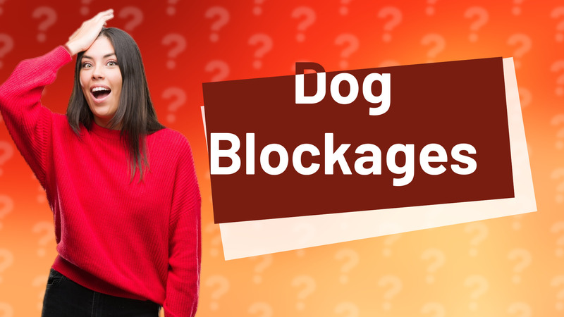 Dog Blockages