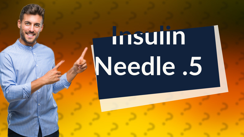 Insulin Needle .5
