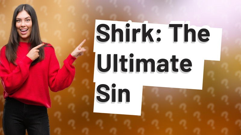 Shirk: The Ultimate Sin