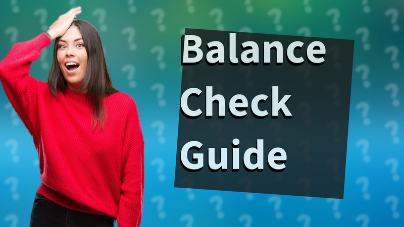 Balance Check Guide