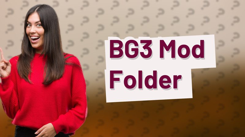 BG3 Mod Folder