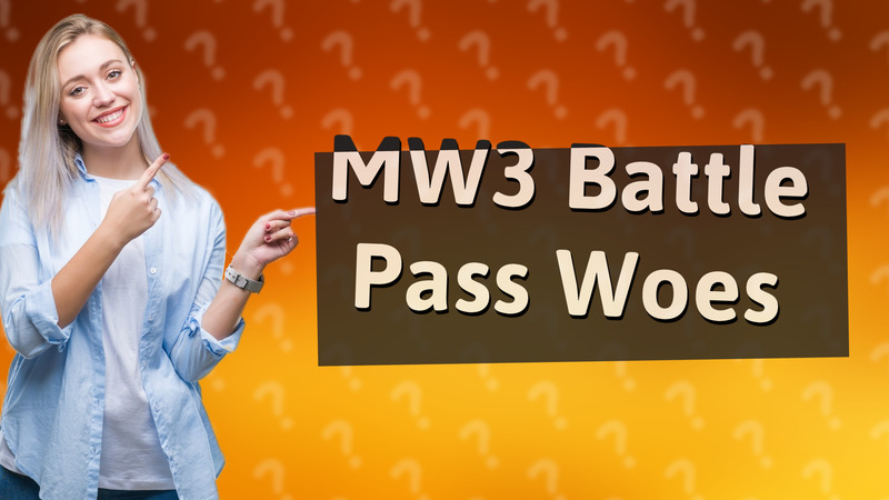 MW3 Battle Pass Woes