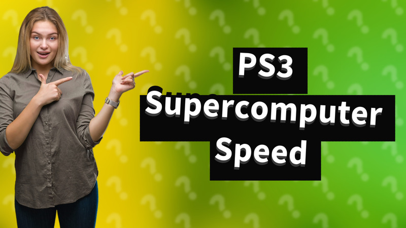 PS3 Supercomputer Speed