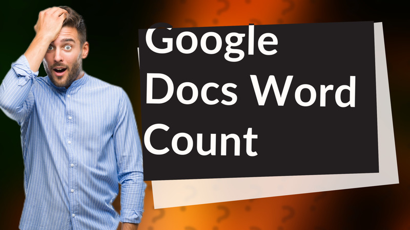 Google Docs Word Count