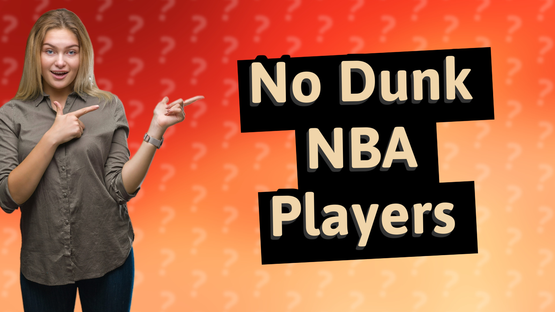 No Dunk NBA Players