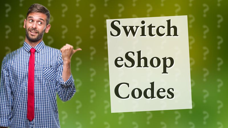 Switch eShop Codes