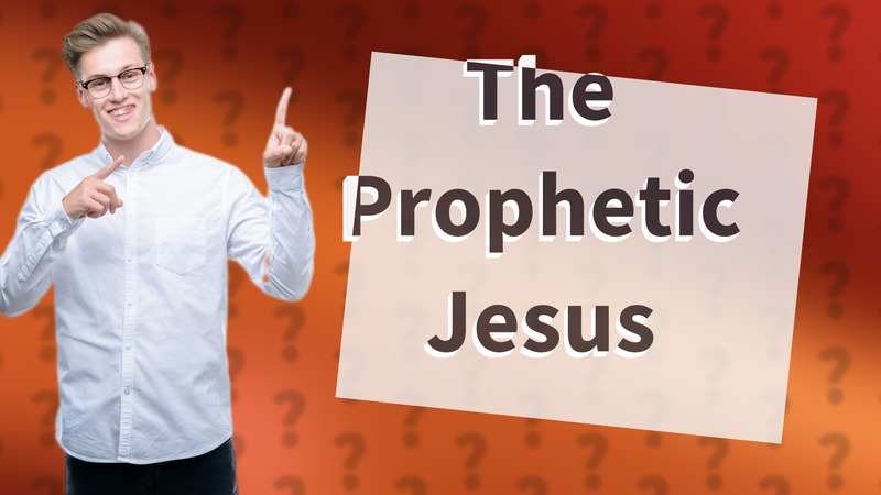 The Prophetic Jesus
