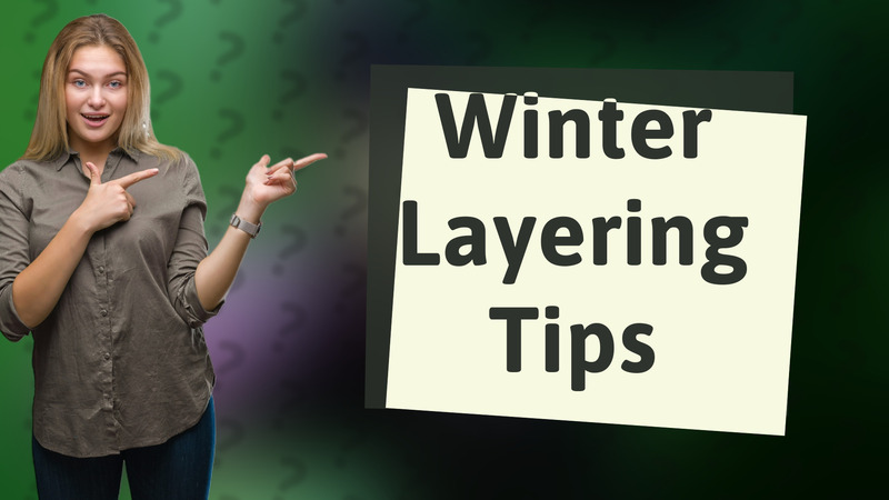 Winter Layering Tips