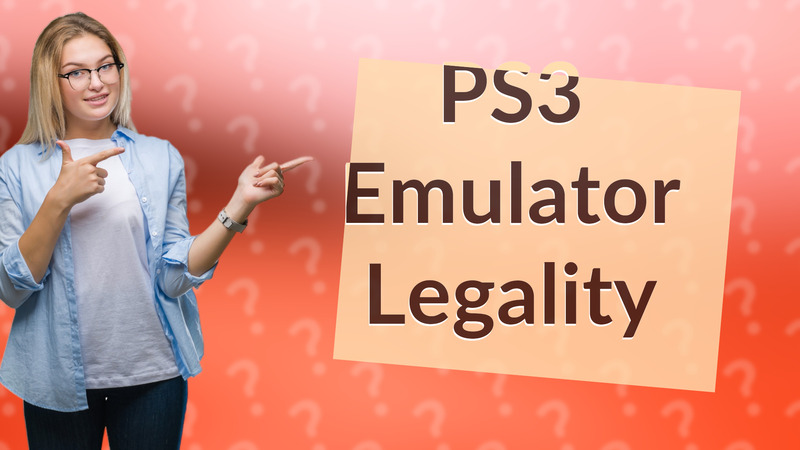 PS3 Emulator Legality