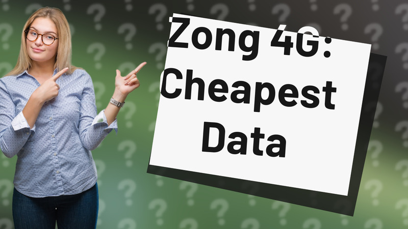 Zong 4G: Cheapest Data