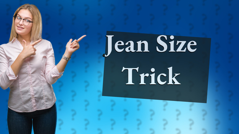 Jean Size Trick