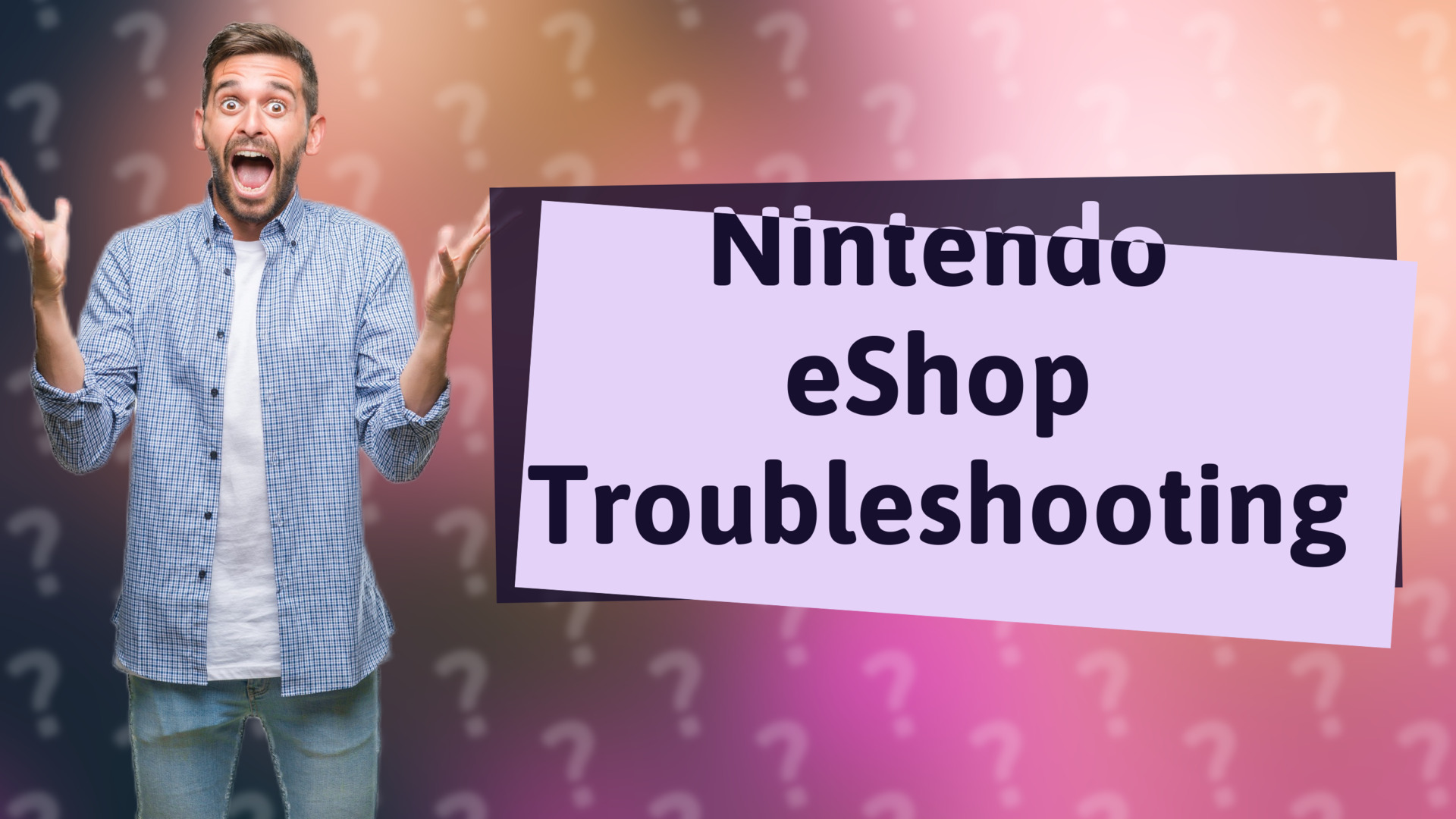 Nintendo eShop Troubleshooting