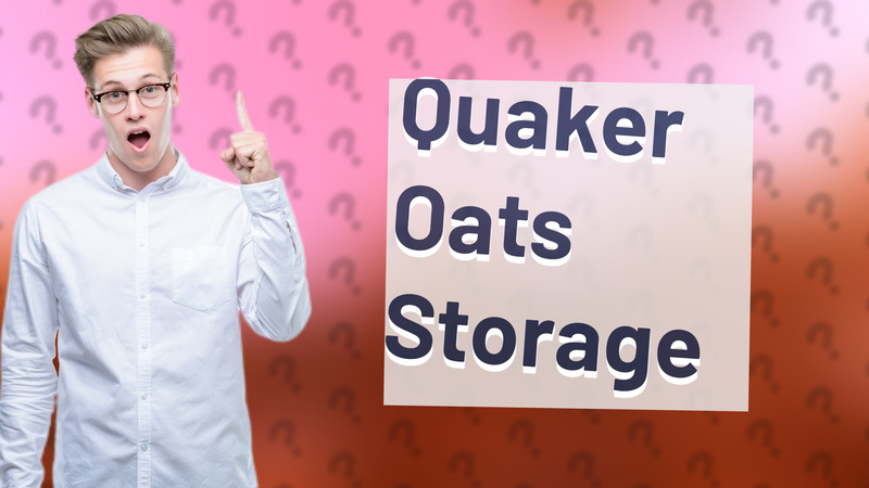 Quaker Oats Storage