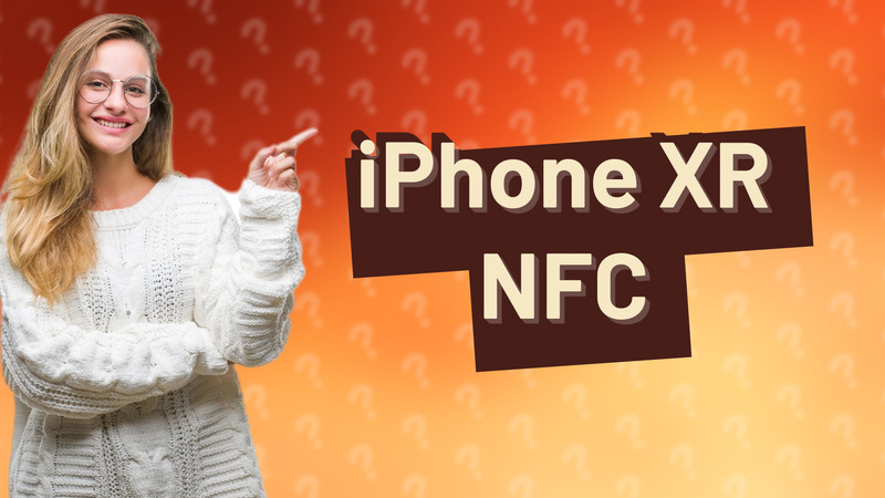 iPhone XR NFC